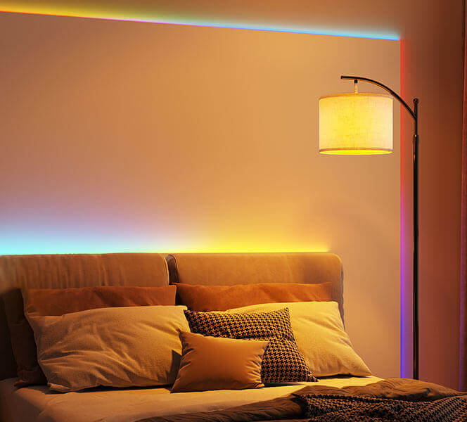 Touch RGBCW Dimming Series Floor Lamp