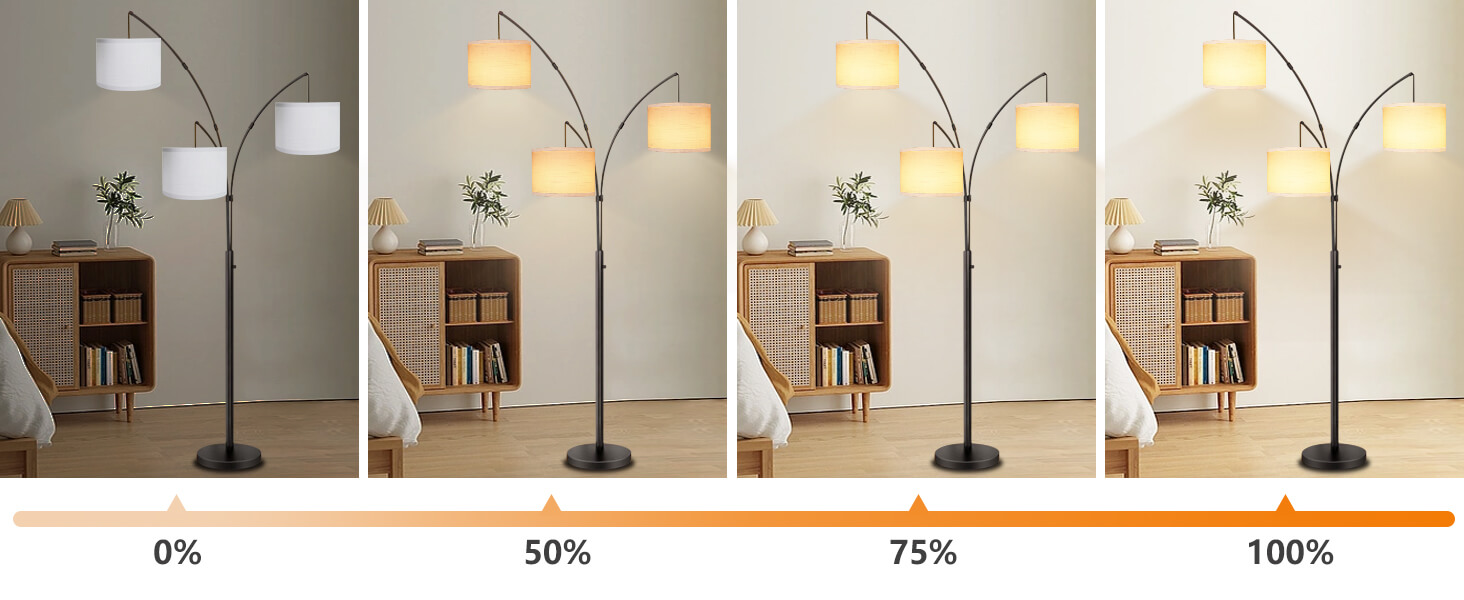 Arc Dimming Floor Lamp