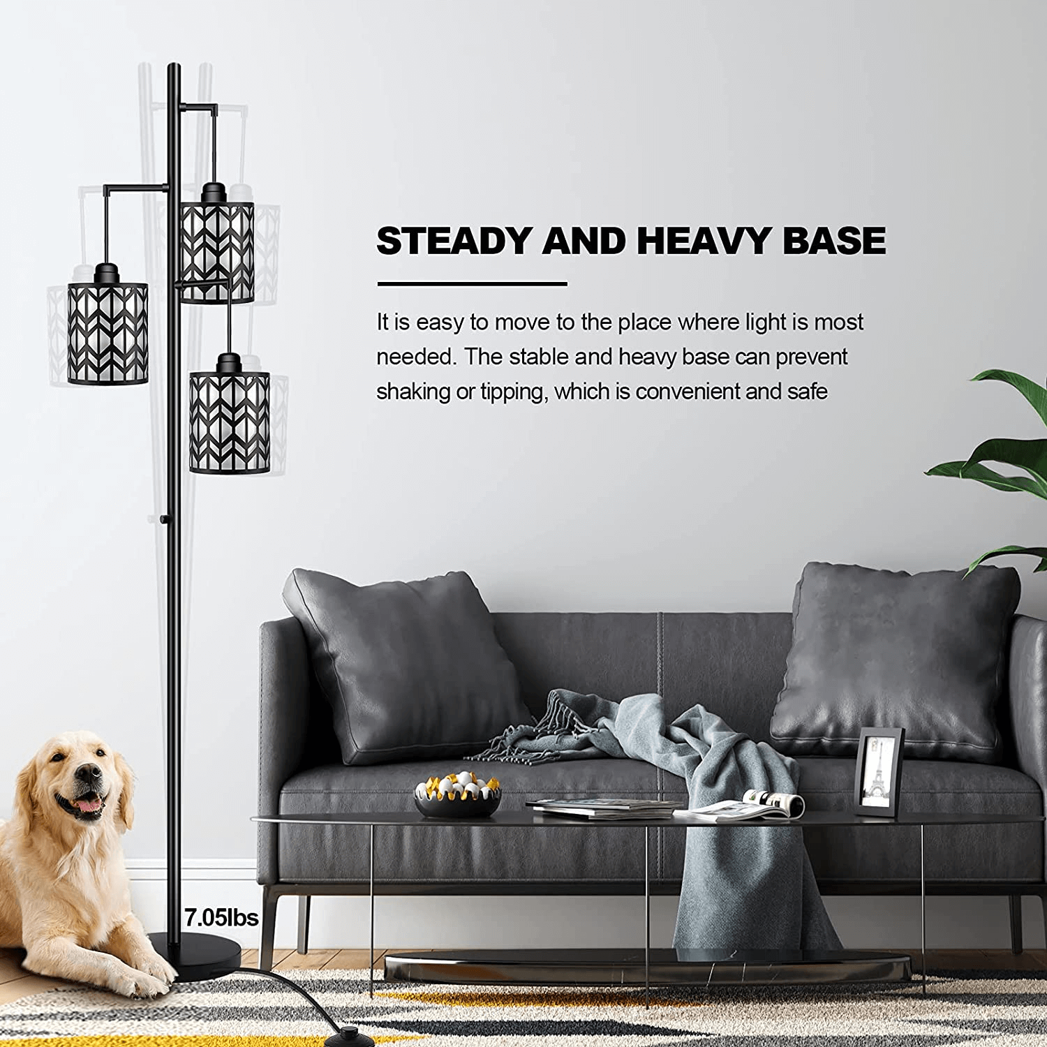 Stepless Dimming Floor Lamp