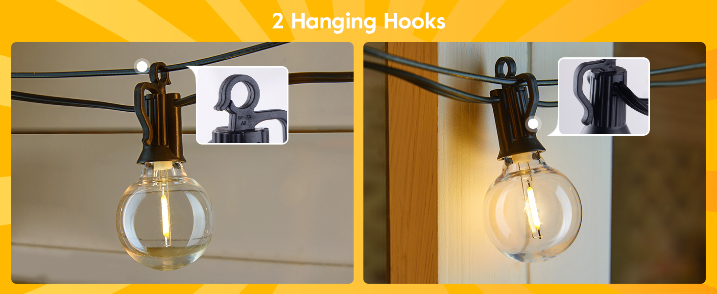 2 Hanging Hooks