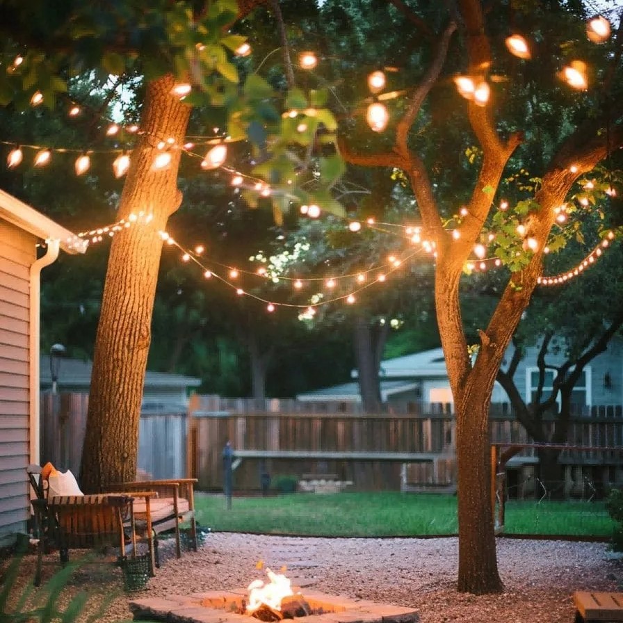 string lights outdoor