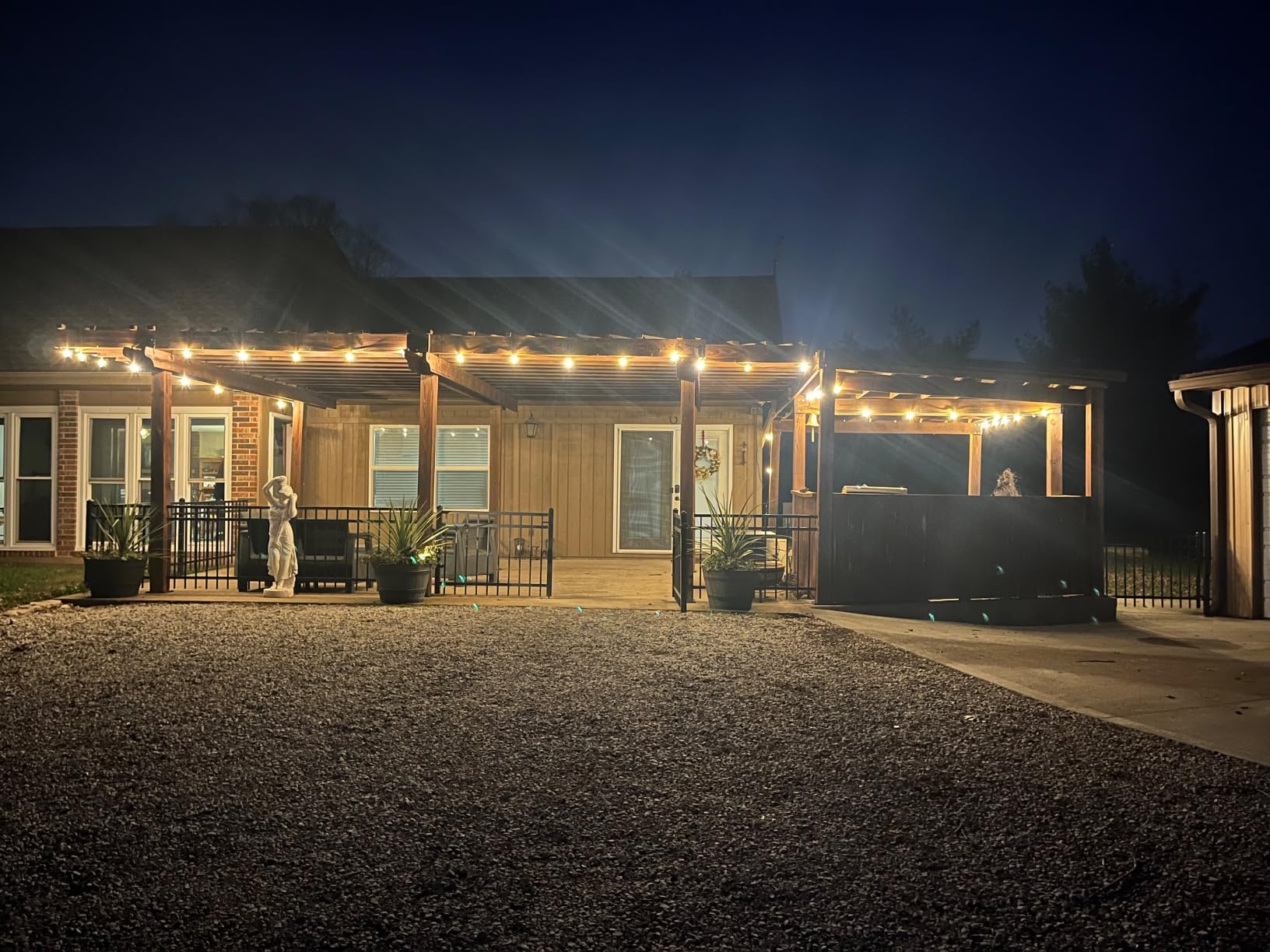 outdoor string lights